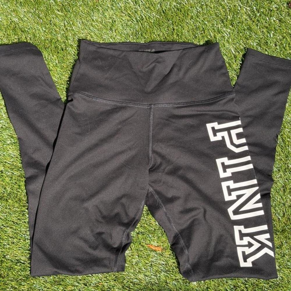 Victorias secret pink black leggings